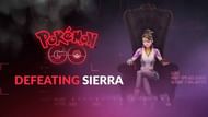 Sierra sitting on her throne in Pokemon GO. (Image via Niantic)